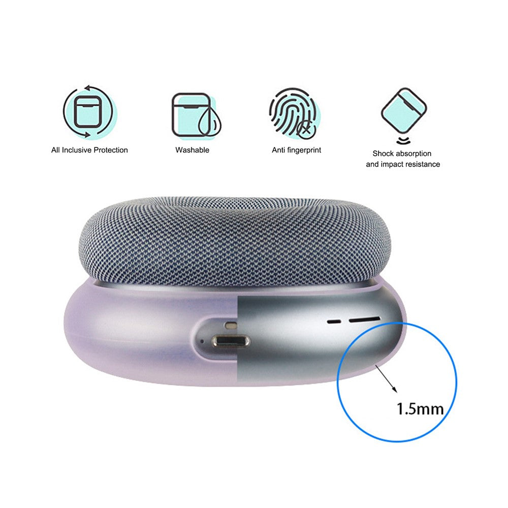 For AirPods Max with USB-C / Max Headphone Silicone Earmuff Shell Earpad Cover Headband Cover Crossbeam Cover Set