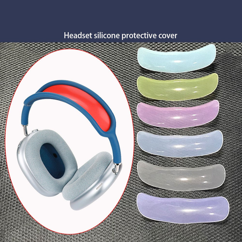 For AirPods Max with USB-C / Max Headphone Silicone Earmuff Shell Earpad Cover Headband Cover Crossbeam Cover Set