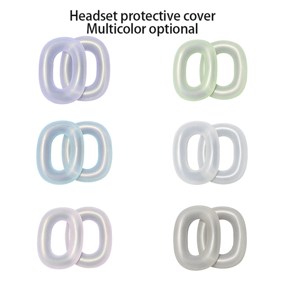 For AirPods Max with USB-C / Max Headphone Silicone Earmuff Shell Earpad Cover Headband Cover Crossbeam Cover Set