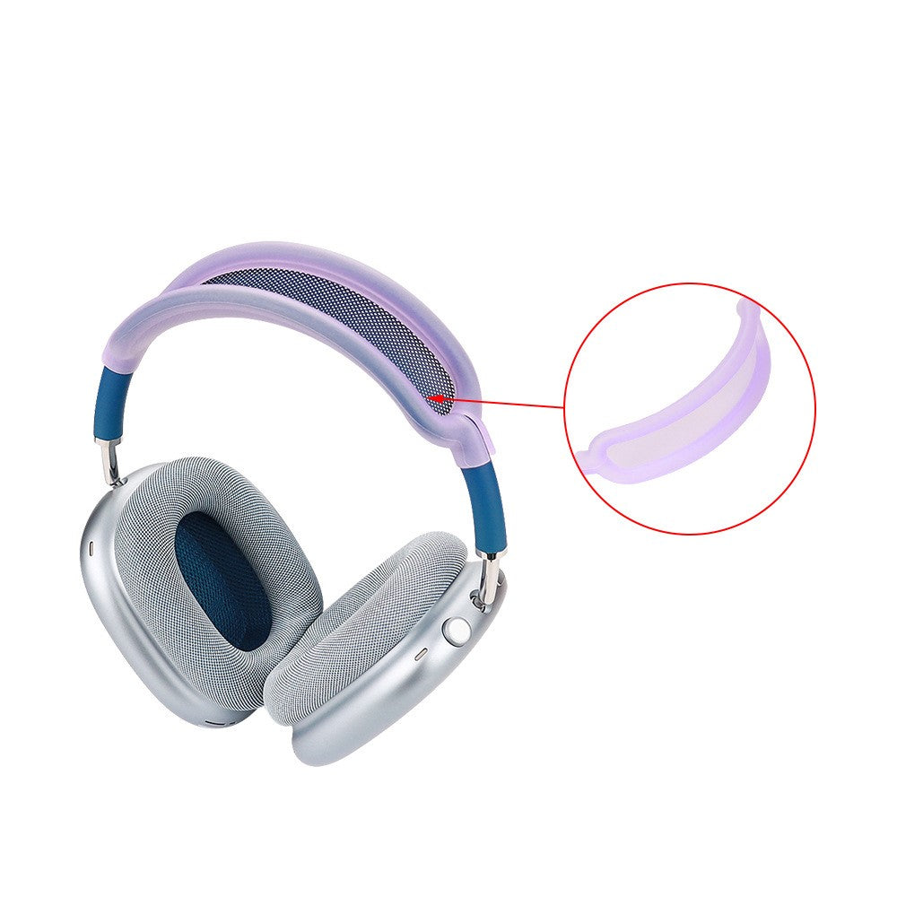 For AirPods Max with USB-C / Max Headphone Silicone Earmuff Shell Earpad Cover Headband Cover Crossbeam Cover Set