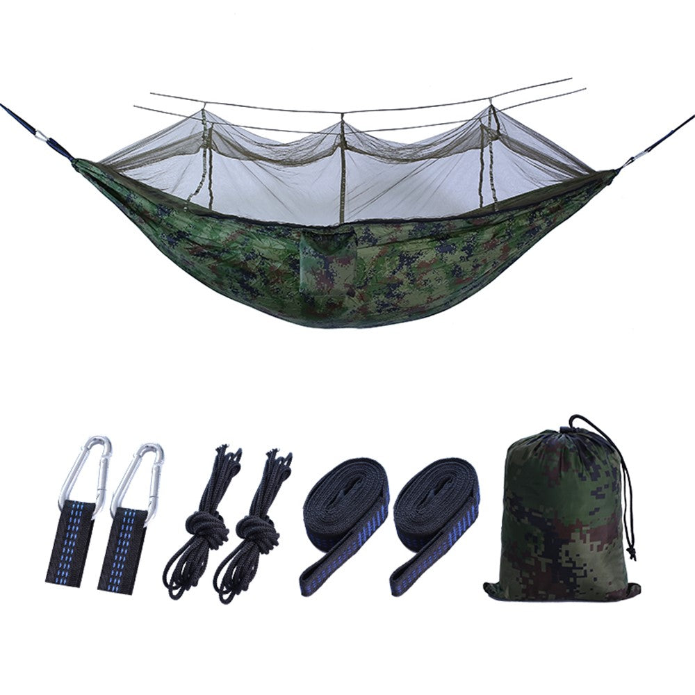 Outdoor Travel Camping Tent Swing Bed Mosquito Net Hanging Hammock