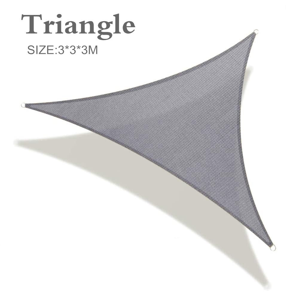 Waterproof Sun Shelter Beach Camping Patio Pool Awning Tent Shelter - Grey/Rectangle/Size: 2 x 3m