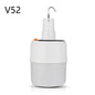 V51 Solar Light Bulb Portable Rechargeable LED Camping Lamp for Outdoor Night Market