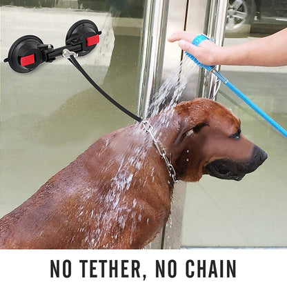 Suction Cup Hook Dog Bathing Grooming Bathing Dual Suction Cup Tub Holder for Pet Dog Cat Shower